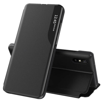 Husa de protectie Techsuit eFold Series compatibila cu Xiaomi Redmi 9AT, acoperire spate, negru