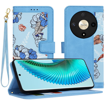 Husa de protectie Techsuit FlipCraft compatibila cu Honor Magic6 Lite, acoperire spate, albastru