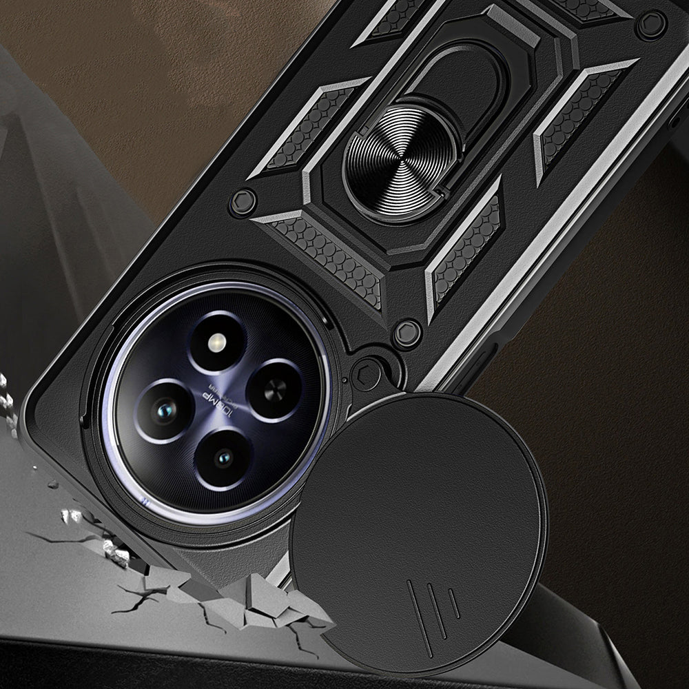 Husa de protectie Techsuit CamShield Series compatibila cu Oppo Reno12 F, acoperire spate, verde