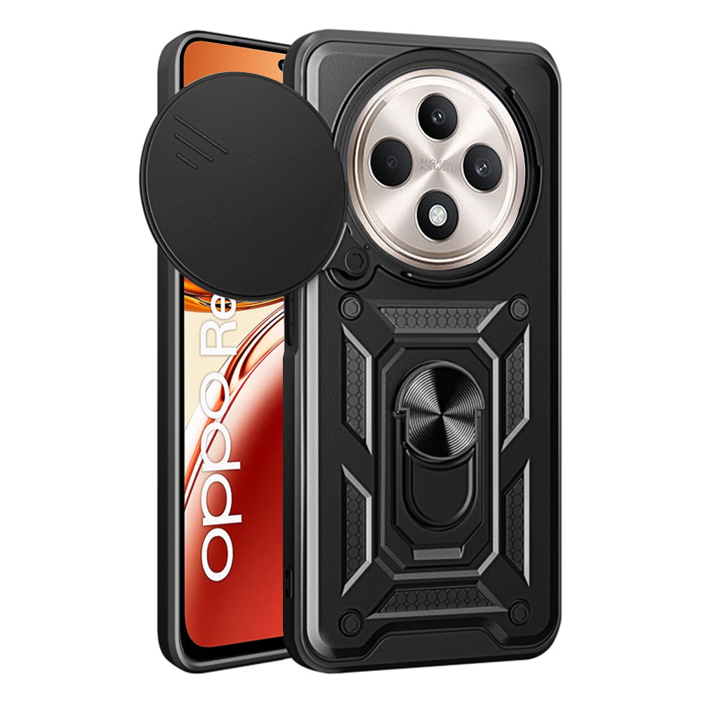 Husa de protectie Techsuit CamShield Series compatibila cu Oppo Reno12 F, acoperire spate, negru