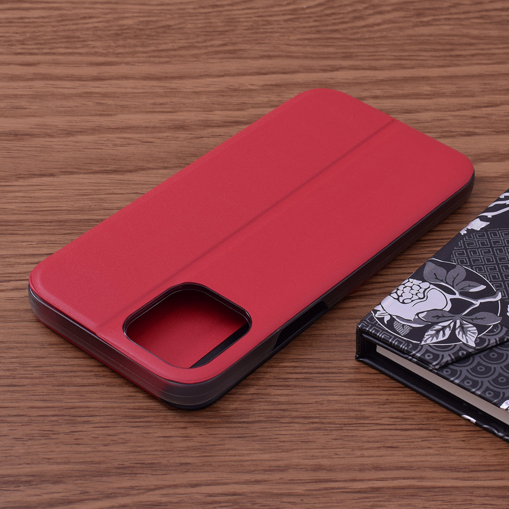 Husa de protectie Techsuit eFold Series compatibila cu Apple iPhone 12 Pro Max, acoperire spate, rosu