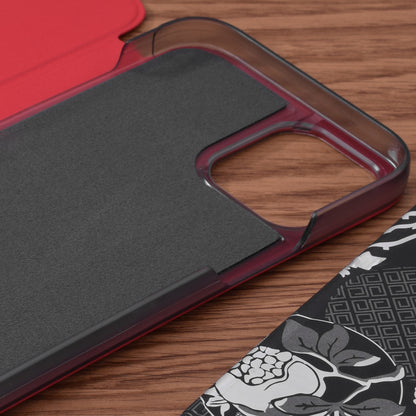 Husa de protectie Techsuit eFold Series compatibila cu Apple iPhone 12 Pro Max, acoperire spate, rosu