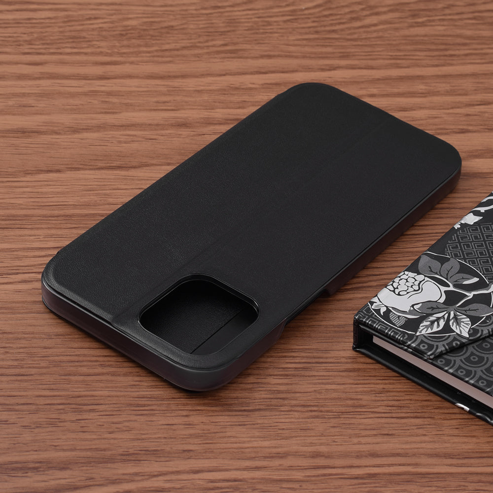 Husa de protectie Techsuit eFold Series compatibila cu Apple iPhone 12 Pro Max, acoperire spate, negru