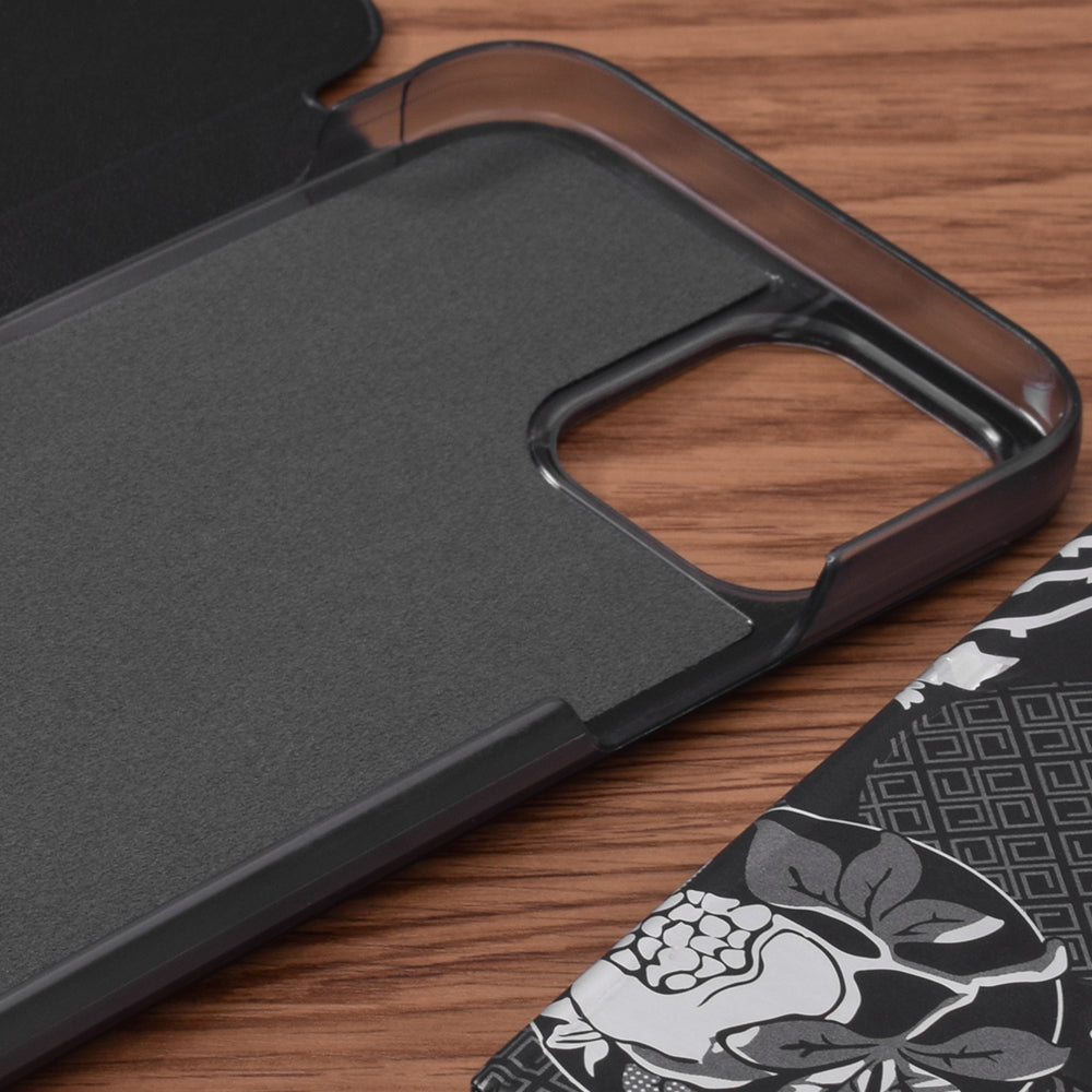 Husa de protectie Techsuit eFold Series compatibila cu Apple iPhone 12 Pro Max, acoperire spate, negru