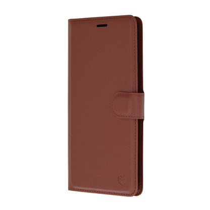 Husa de protectie Techsuit Leather Folio compatibila cu Honor 200, acoperire spate, maro