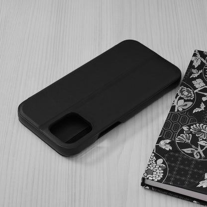 Husa de protectie Techsuit eFold Series compatibila cu Apple iPhone 12, acoperire spate, negru