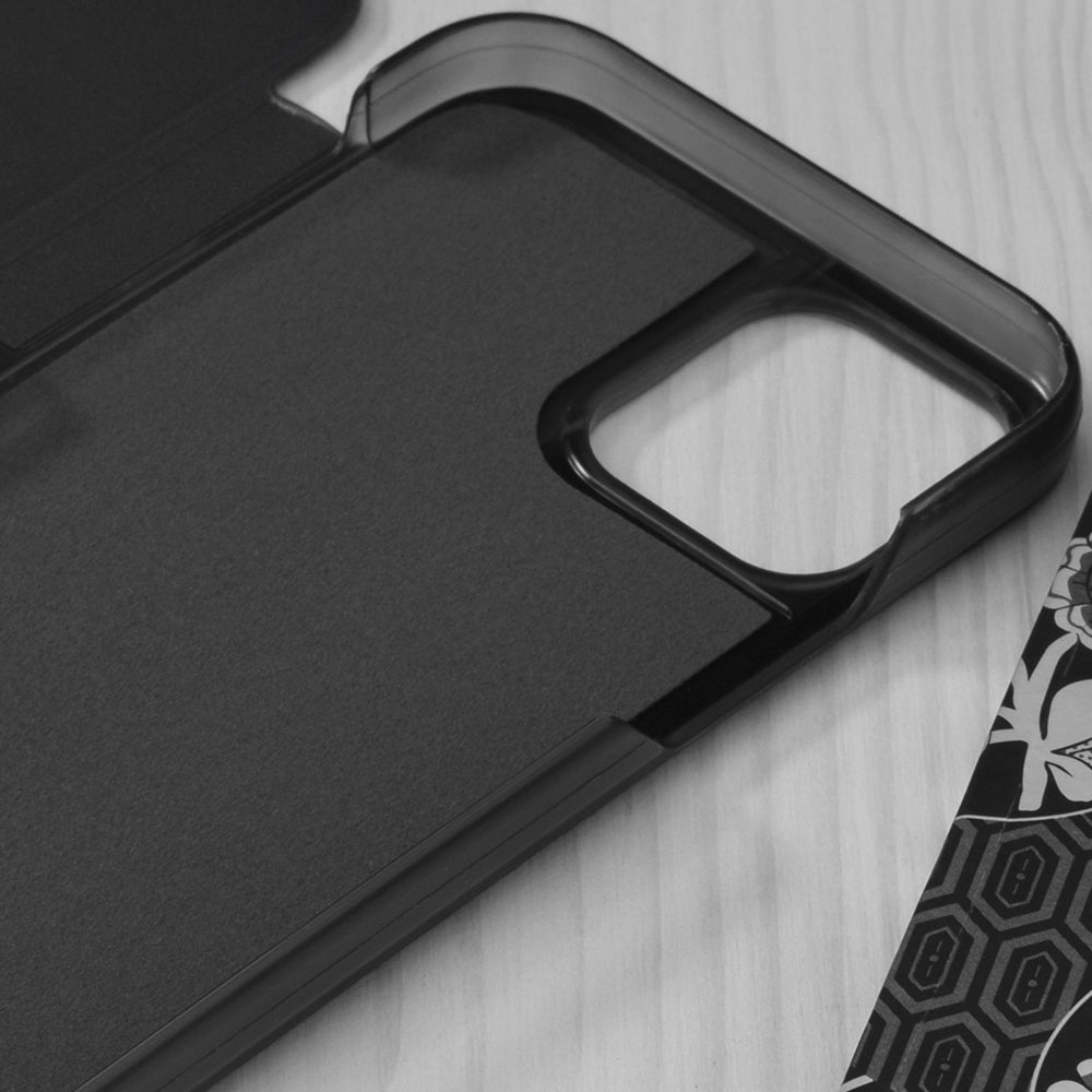 Husa de protectie Techsuit eFold Series compatibila cu Apple iPhone 12 Pro, acoperire spate, negru