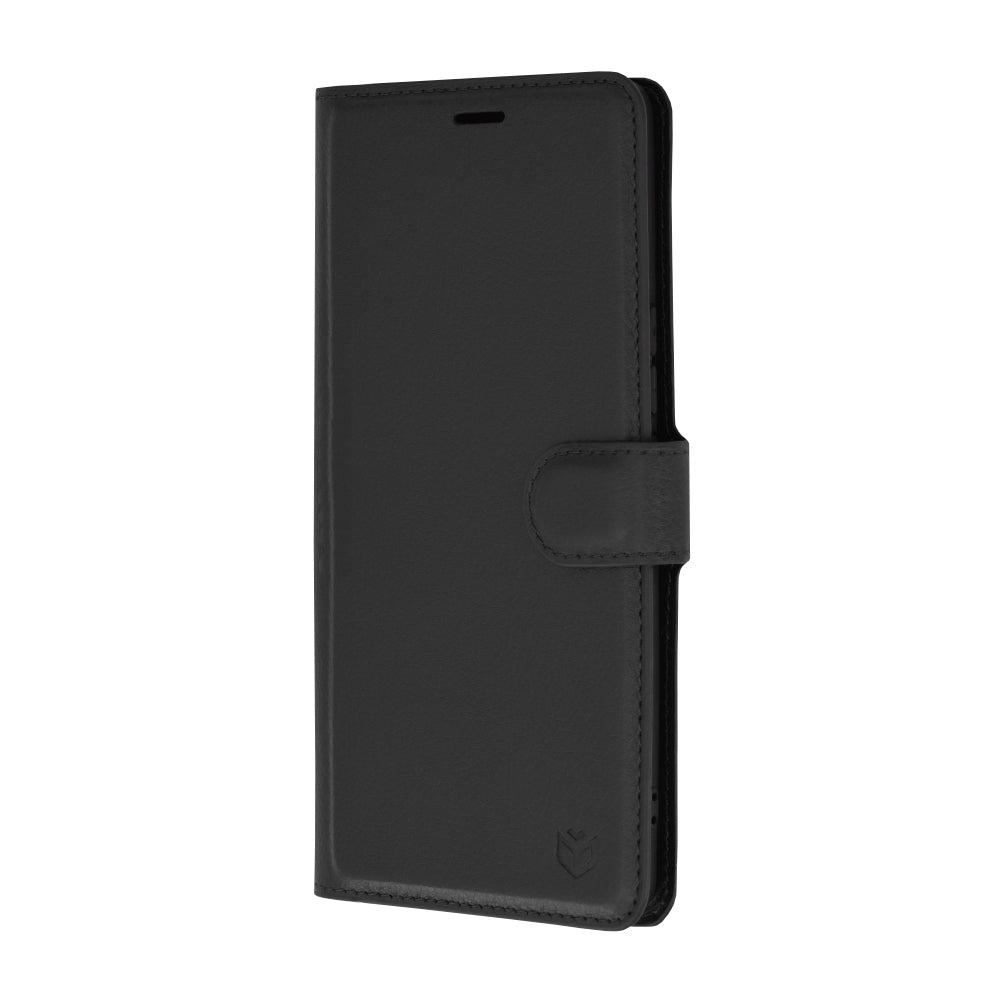 Husa de protectie Techsuit Leather Folio compatibila cu Honor 200 Pro, acoperire spate, negru