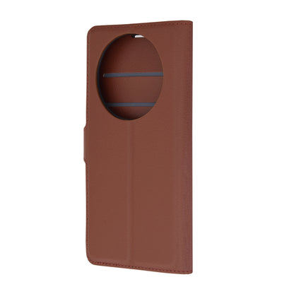 Husa de protectie Techsuit Leather Folio compatibila cu Huawei nova 12i, acoperire spate, maro