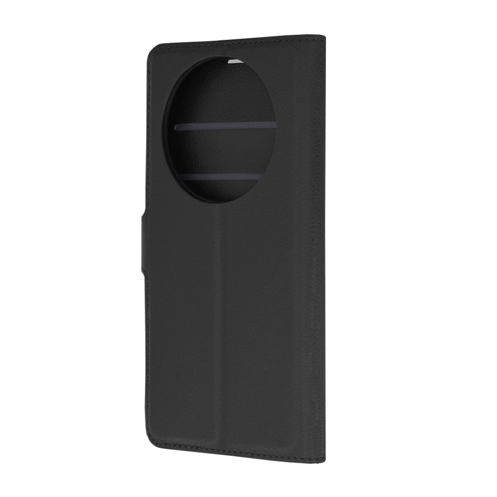 Husa de protectie Techsuit Leather Folio compatibila cu Huawei nova 12i, acoperire spate, negru