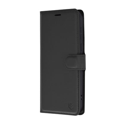 Husa de protectie Techsuit Leather Folio compatibila cu Huawei Pura 70, acoperire spate, negru