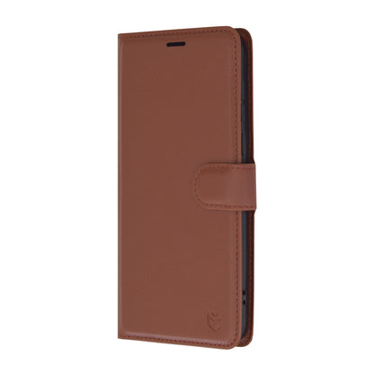 Husa de protectie Techsuit Leather Folio compatibila cu Huawei Pura 70 Ultra, acoperire spate, maro