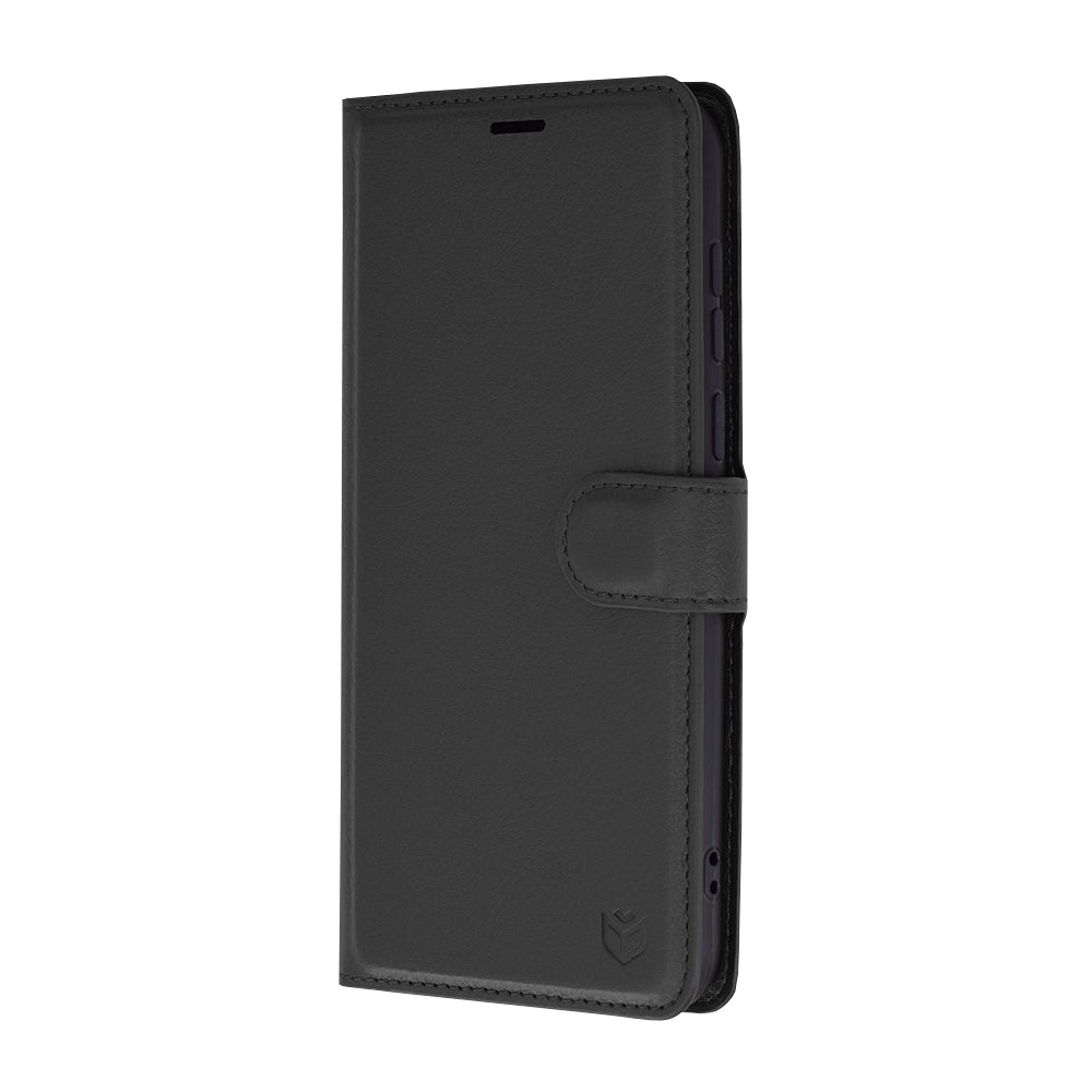 Husa de protectie Techsuit Leather Folio compatibila cu Huawei Pura 70 Pro, acoperire spate, negru