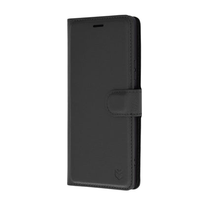 Husa de protectie Techsuit Leather Folio compatibila cu Sony Xperia 10 VI, acoperire spate, negru