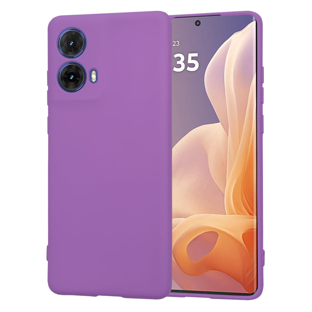 Husa de protectie Techsuit SoftFlex compatibila cu Motorola Moto G85, acoperire spate, mov