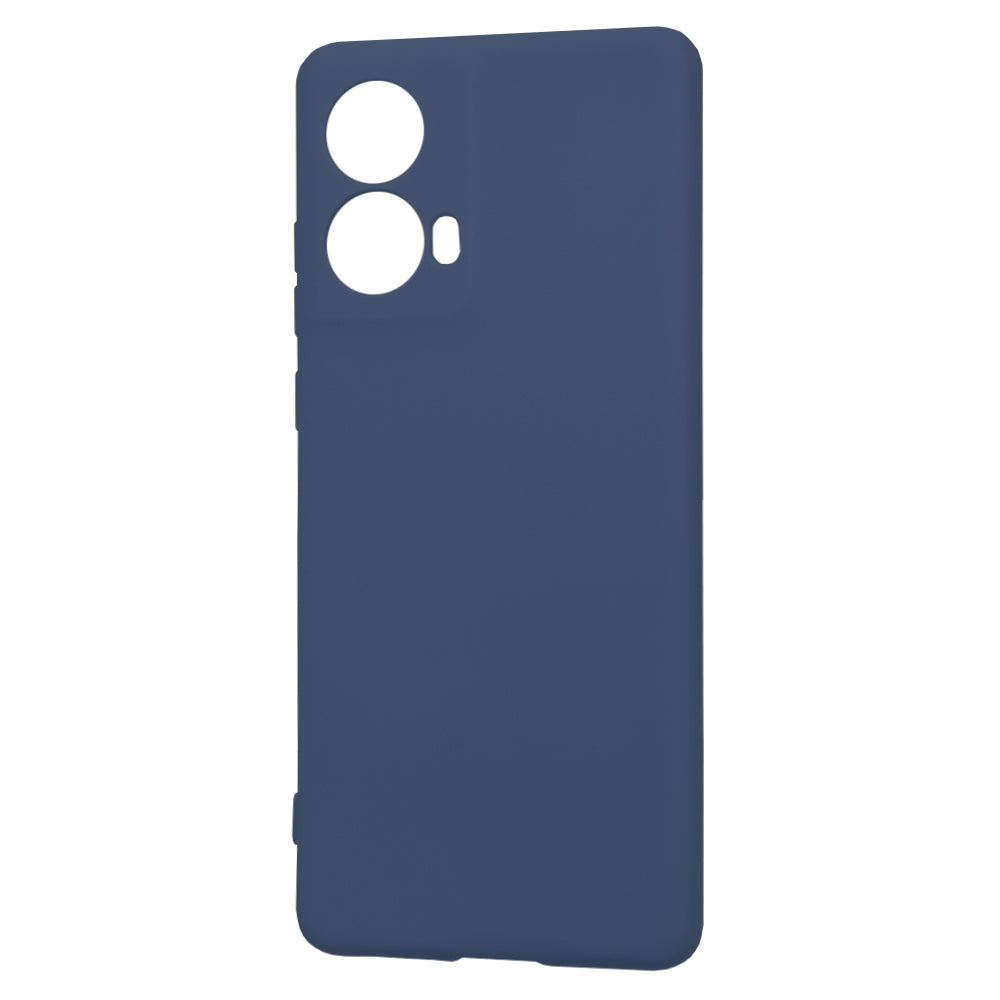Husa de protectie Techsuit SoftFlex compatibila cu Motorola Moto G85, acoperire spate, albastru inchis