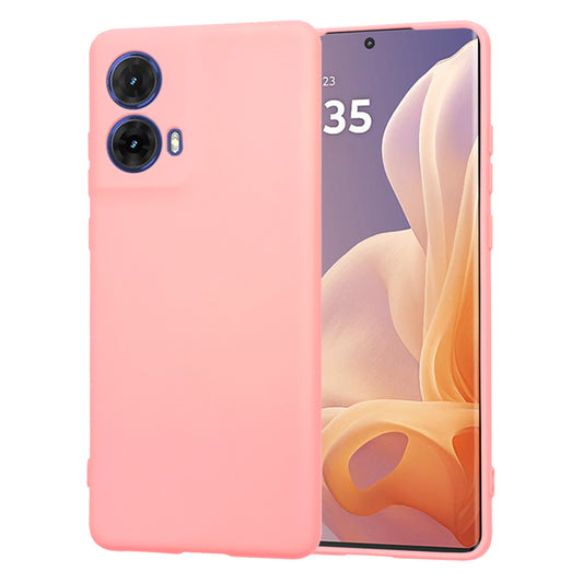 Husa de protectie Techsuit SoftFlex compatibila cu Motorola Moto G85, acoperire spate, roz deschis