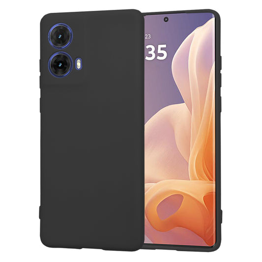 Husa de protectie Techsuit SoftFlex compatibila cu Motorola Moto G85, acoperire spate, negru