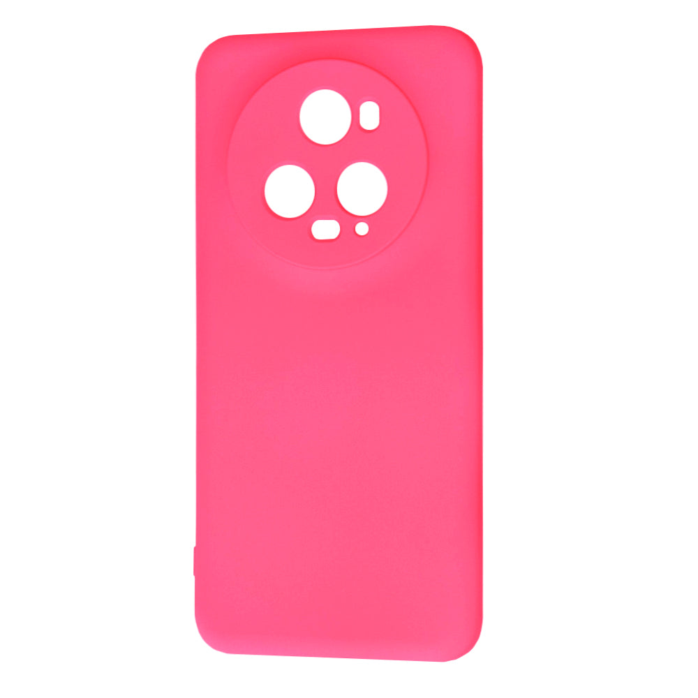 Husa de protectie Techsuit SoftFlex compatibila cu Honor Magic5 Pro, acoperire spate, roz neon