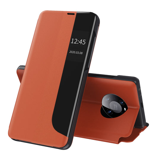 Husa de protectie Techsuit eFold Series compatibila cu Huawei Mate 40 Pro, acoperire spate, oranj