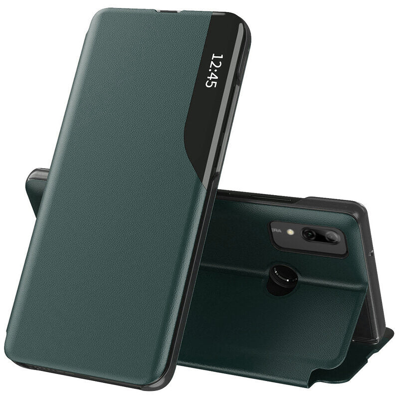 Husa de protectie Techsuit eFold Series compatibila cu Honor 10 Lite, acoperire spate, verde inchis