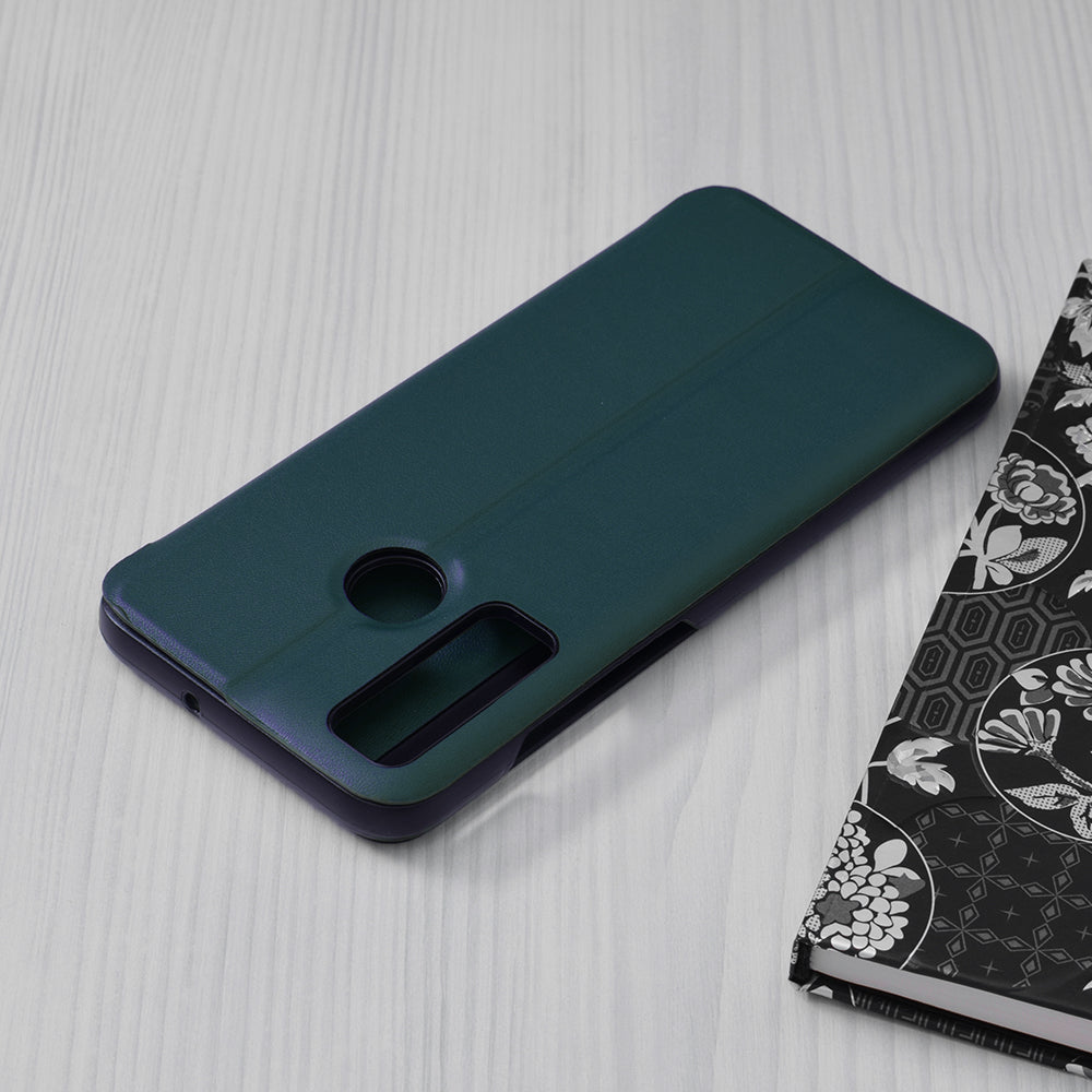 Husa de protectie Techsuit eFold Series compatibila cu Huawei P Smart 2019, acoperire spate, verde inchis
