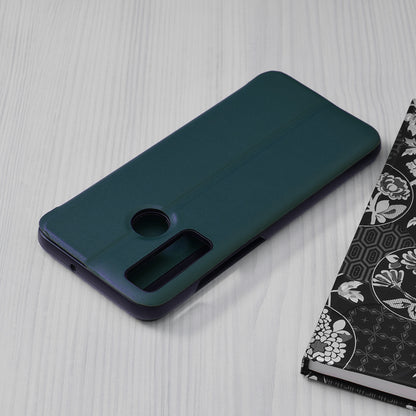 Husa de protectie Techsuit eFold Series compatibila cu Huawei P Smart 2020, acoperire spate, verde inchis