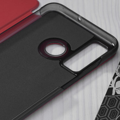 Husa de protectie Techsuit eFold Series compatibila cu Huawei Mate 40 Pro, acoperire spate, oranj