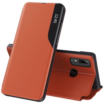 Husa de protectie Techsuit eFold Series compatibila cu Huawei P Smart 2019, acoperire spate, oranj