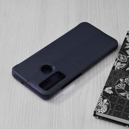Husa de protectie Techsuit eFold Series compatibila cu Huawei P Smart 2020, acoperire spate, albastru