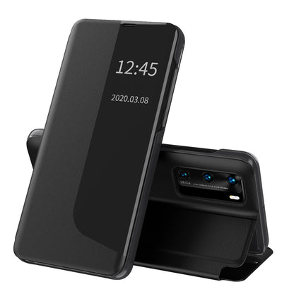 Husa de protectie Techsuit eFold Series compatibila cu Huawei P40, acoperire spate, negru