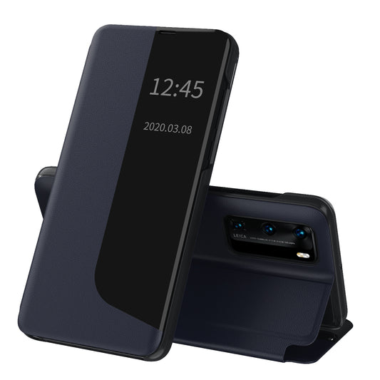 Husa de protectie Techsuit eFold Series compatibila cu Huawei P40, acoperire spate, albastru