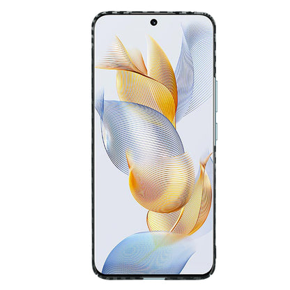 Husa de protectie Techsuit Carbonite FiberShell compatibila cu Honor 90, acoperire spate, argintiu si negru
