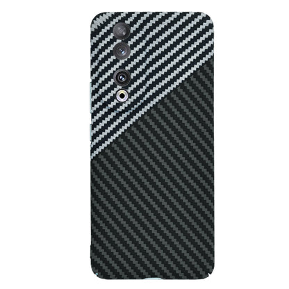 Husa de protectie Techsuit Carbonite FiberShell compatibila cu Honor 90, acoperire spate, argintiu si negru