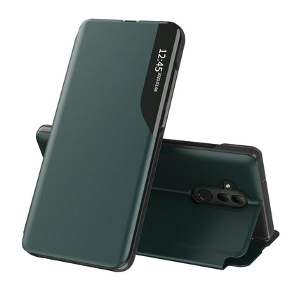 Husa de protectie Techsuit eFold Series compatibila cu Huawei Mate 20 lite, acoperire spate, verde inchis