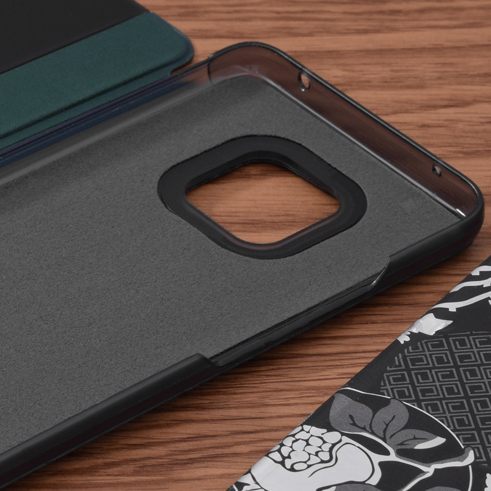 Husa de protectie Techsuit eFold Series compatibila cu Huawei Mate 20 lite, acoperire spate, verde inchis