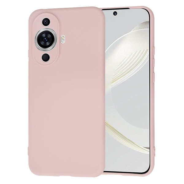 Husa de protectie Techsuit SoftFlex compatibila cu Huawei nova 11, acoperire spate, roz pudra