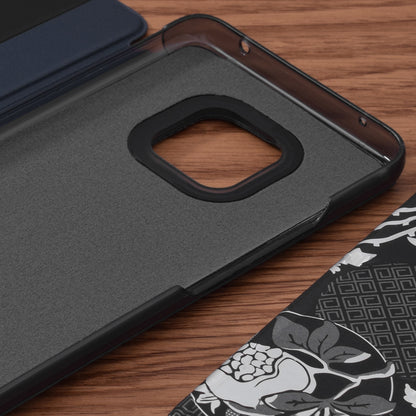 Husa de protectie Techsuit eFold Series compatibila cu Huawei Mate 20 lite, acoperire spate, albastru