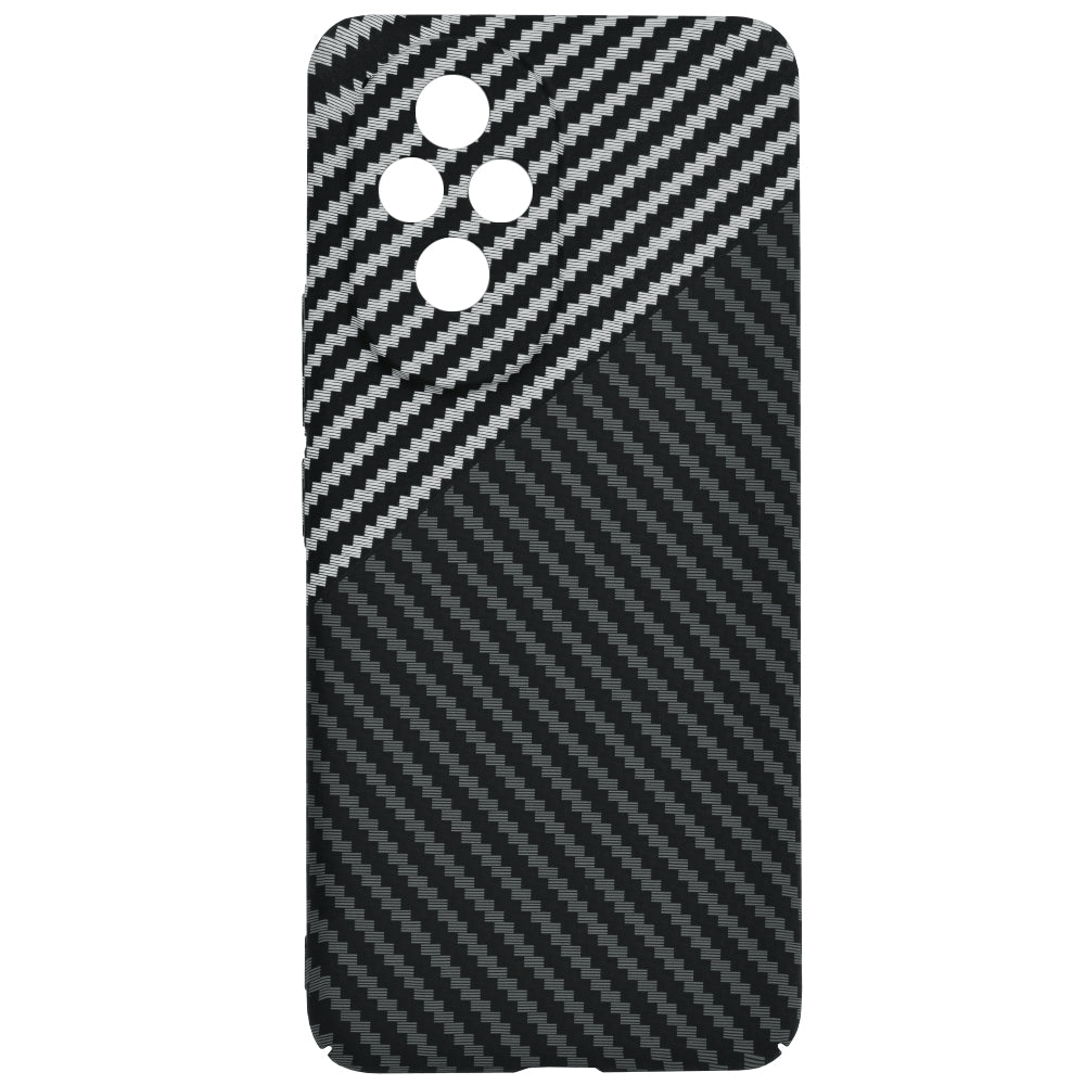 Husa de protectie Techsuit Carbonite FiberShell compatibila cu Honor 200, acoperire spate, argintiu si negru