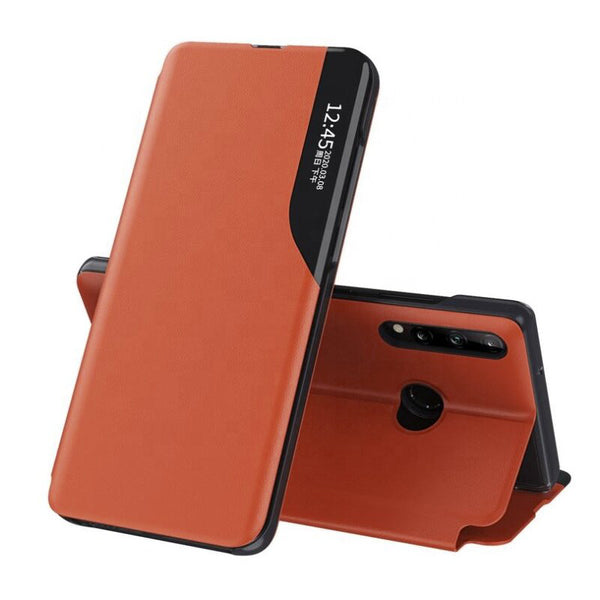 Husa de protectie Techsuit eFold Series compatibila cu Huawei P30 Lite New Edition, acoperire spate, oranj