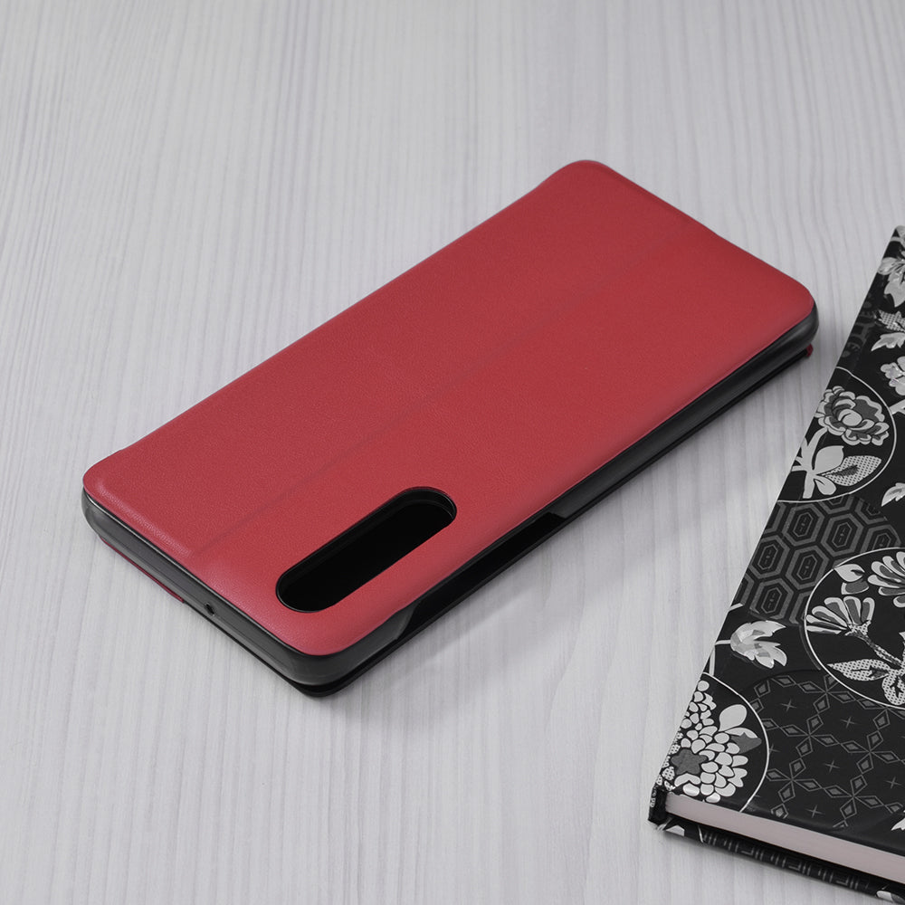 Husa de protectie Techsuit eFold Series compatibila cu Huawei P30, acoperire spate, rosu