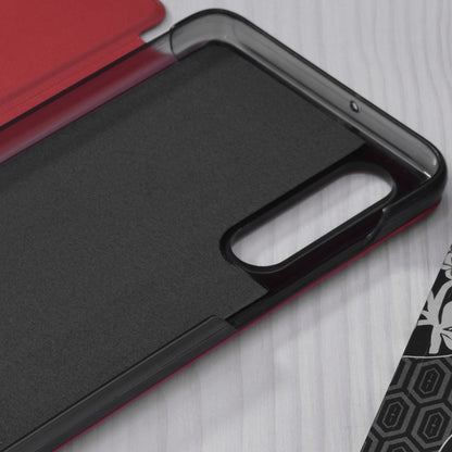 Husa de protectie Techsuit eFold Series compatibila cu Huawei P30, acoperire spate, rosu