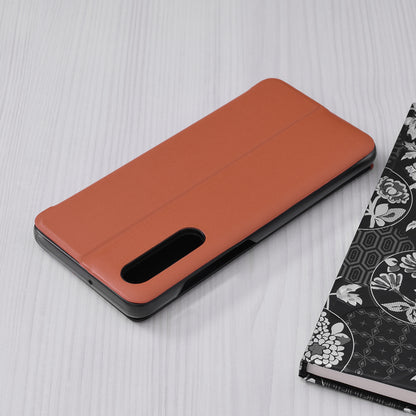 Husa de protectie Techsuit eFold Series compatibila cu Huawei P30, acoperire spate, oranj