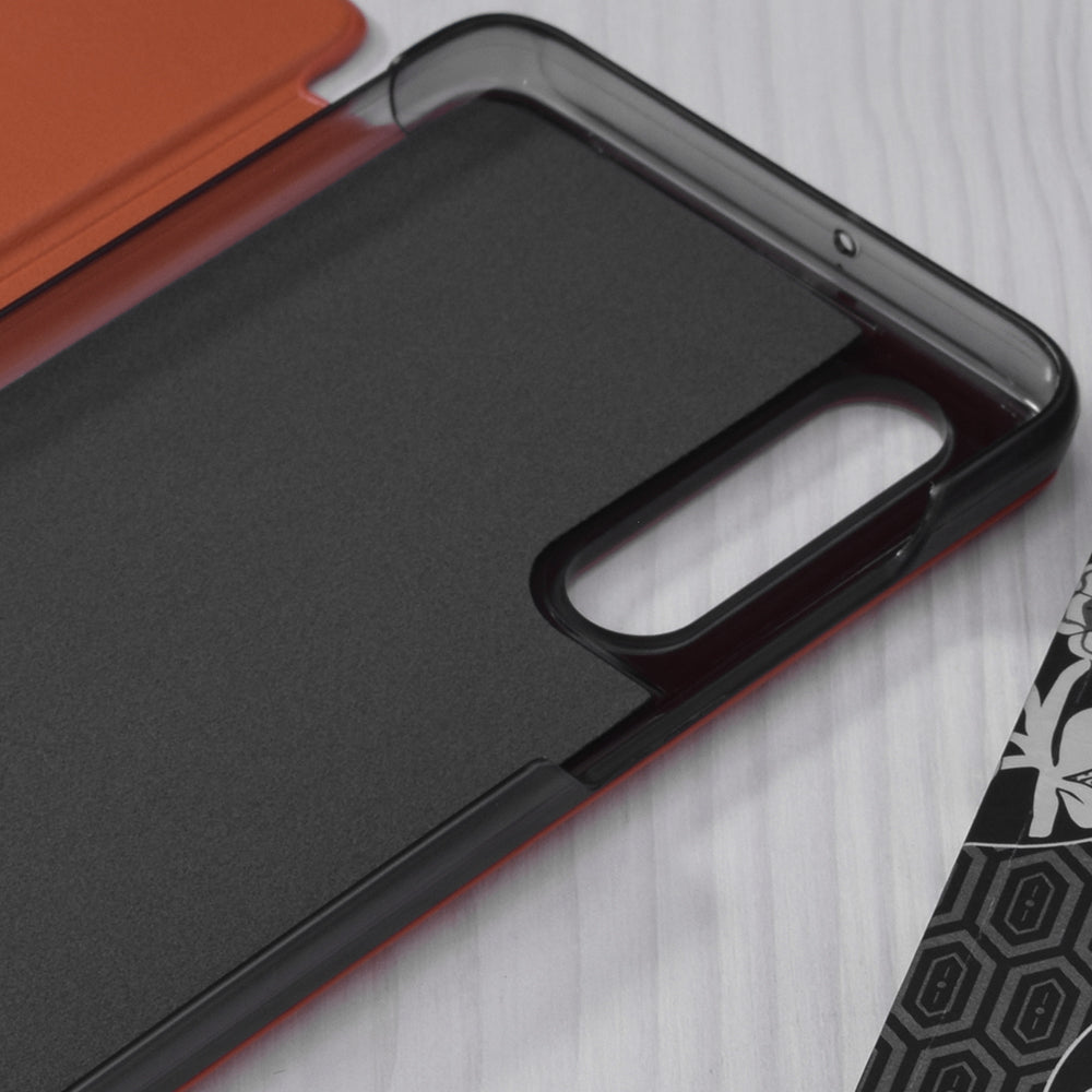 Husa de protectie Techsuit eFold Series compatibila cu Huawei P30, acoperire spate, oranj