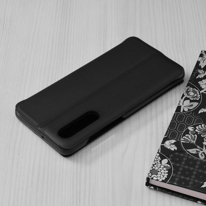 Husa de protectie Techsuit eFold Series compatibila cu Huawei P30, acoperire spate, negru
