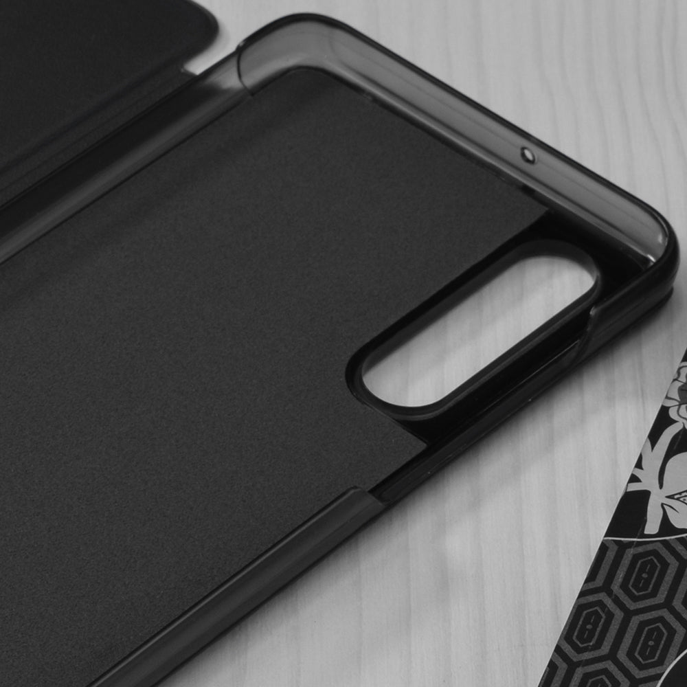 Husa de protectie Techsuit eFold Series compatibila cu Huawei P30, acoperire spate, negru