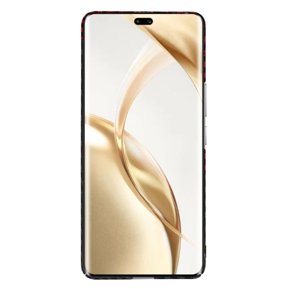 Husa de protectie Techsuit Carbonite FiberShell compatibila cu Honor 200 Pro , acoperire spate, rosu si negru