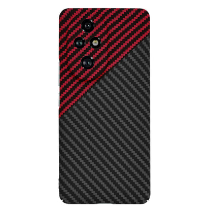 Husa de protectie Techsuit Carbonite FiberShell compatibila cu Honor 200 Pro , acoperire spate, rosu si negru