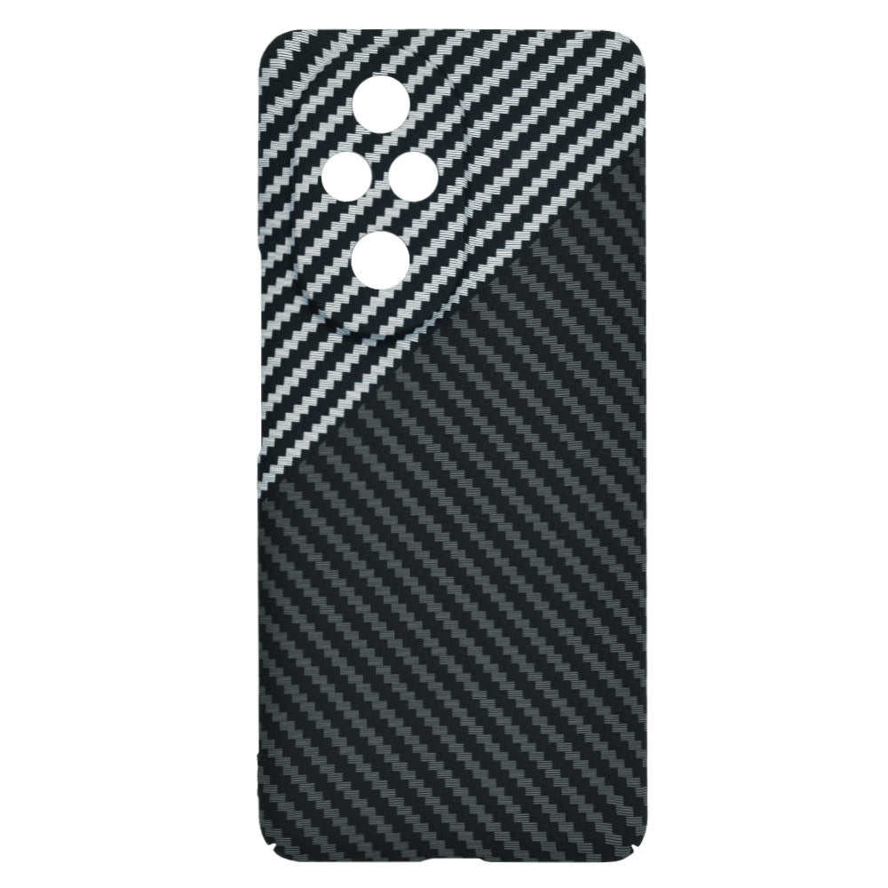 Husa de protectie Techsuit Carbonite FiberShell compatibila cu Honor 200 Pro , acoperire spate, argintiu si negru