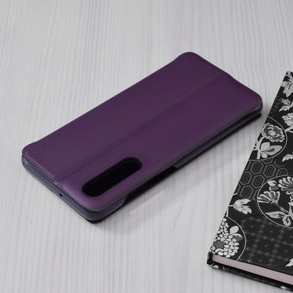 Husa de protectie Techsuit eFold Series compatibila cu Huawei P30, acoperire spate, mov
